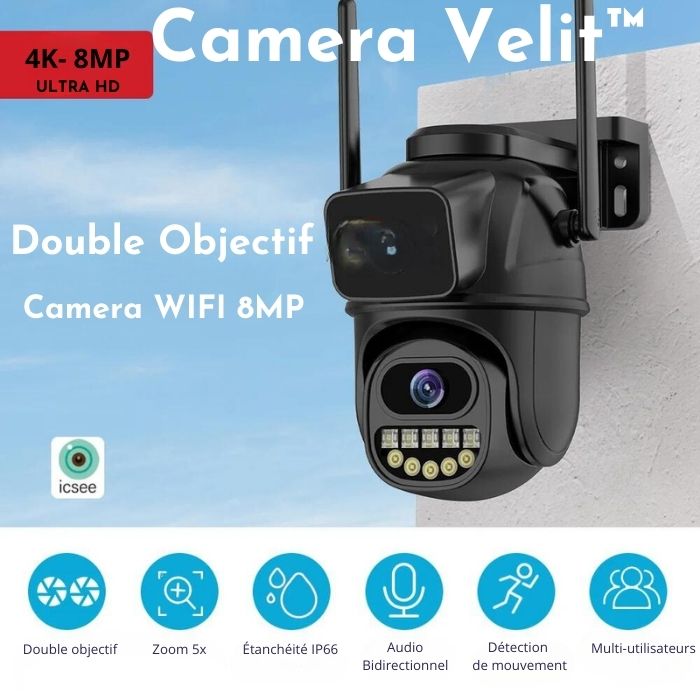 Camera Sans Fil Exterieur Velit™ - PremiumObject