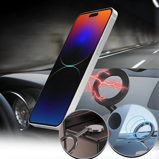 Support Téléphone Magnétique Voiture | Potens™ - PremiumObject