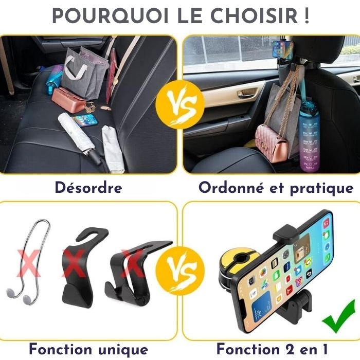 Support Téléphone Voiture | Hamo™ - PremiumObject